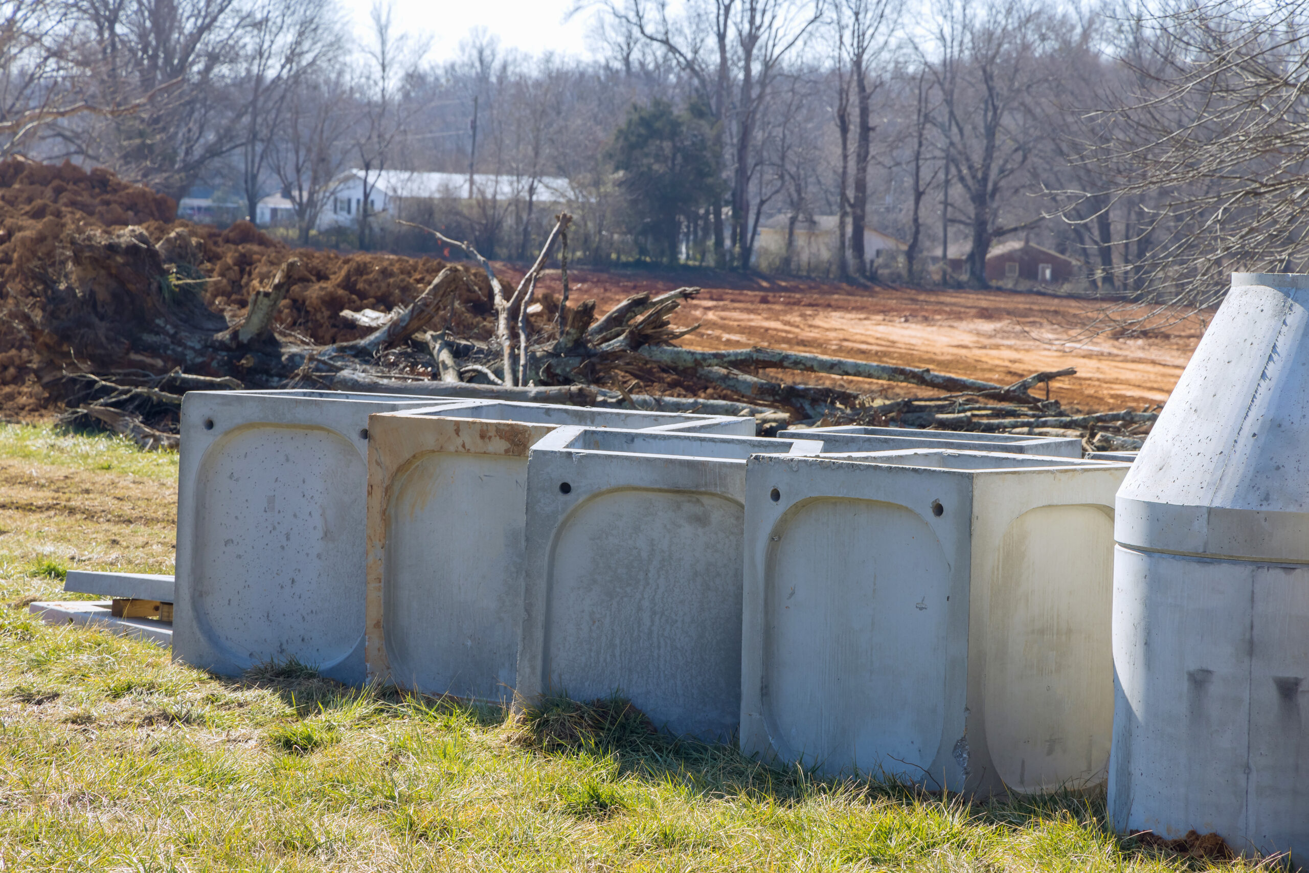 Image of septic system installation